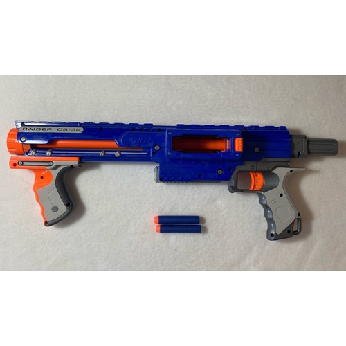 Nerf raider blaster blue - raider, cs-35