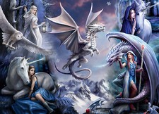 Puzzle "Collage De Dragons