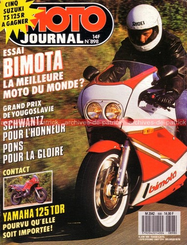Moto journal 898 essai - , road