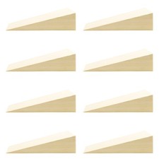 8 Pièces Cale en Bois Universelle Cales en Bois pour Meubles Cales de Porte B...