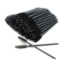 100 PCS Goupillon Cils Brosses à Cils Jetables Brosse Sourcil Pinceaux à Cils...
