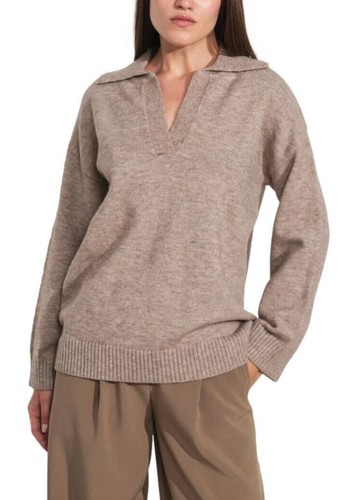 Pull femme col polo - femme,