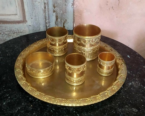 Ensemble bronze doré - ensemble,