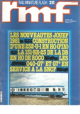 RMF N° 211 NOUVEAUTES JOUEF / CONSTRUCTION D'UNE 232-U-1 EN HO / 131-BR-23  