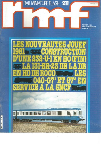 Rmf 211 nouveautes jouef - 211, /