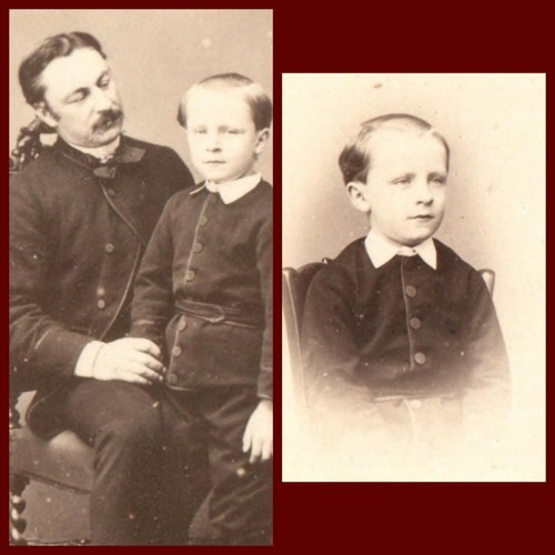 Cdv 1870 père son fils - un,