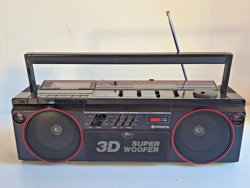 Hitachi trk 3d2e boombox - hitachi, trk-3d2e