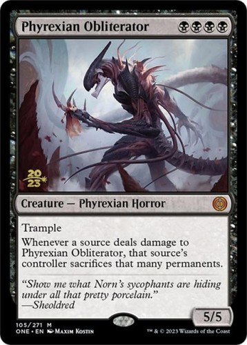 Phyrexian obliterator foil - phyrexian, -foil