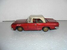Jouet En Fer Blanc Vintage De Voiture À Piles Rouge Et Blanc, Japon?