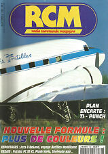 RCM N°168 PLAN : TI-PUNCH / FUTABA FC 18 V3 / FLASH VARIO / SERENADE MAP