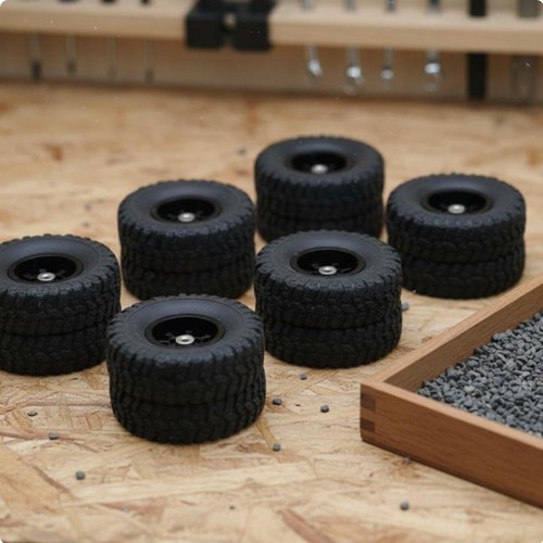 Lot pneus 68 mm - pneus,