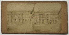 FRANCE École des Beaux-Arts de Paris Photo c1865 Stereo Vintage Albumine §s