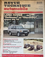 Revue technique Land Rover Defender Discovery 200 tdi rta 