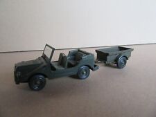 475L Solido France 212 Jeep Mercedes Auto-Union + 213 Remorque 1:43