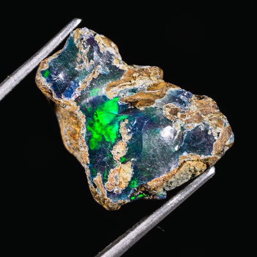 Black opal rough noir - opal, ,
