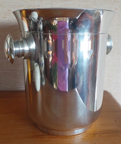 Seau champagne etain - a,