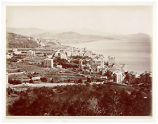 Noack, Italia, Egli, Panorama  Tirage albuminé  28,5x22,5  Circa 1880   