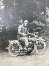 Photographie ancienne moto photo Terrot Money goyon Harley Davidson altes Moto