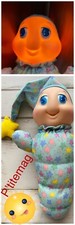 Doudou,veilleuse Luciole Playskool 90’ Lumière OK tbe