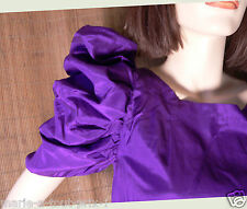 DESIGNERS REMIX COLLECTION BY CHARLOTTE ESKILDSEN ROBE TUNIQUE VIOLET 36 SOIE