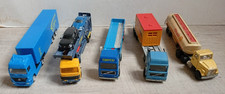 lot 5 Majorette camion semiremorque 1/60 Tanker Subaru container Plateau Voiture