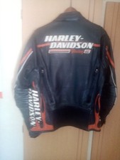 blouson cuir moto harley