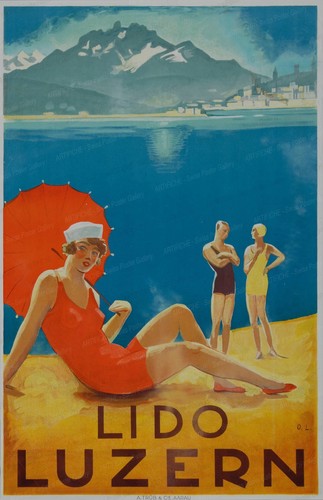 Affiche poster luzern pilatus - affiche,