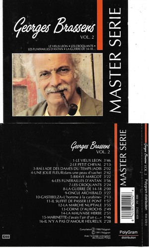 Titres georges brassens - cd,