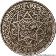 C8842 Morocco 10 Francs Mohammed V AH 1366 1947 Paris -> Make offer