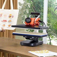 VEVOR Presse à Chaud 30,5x38 cm 8-en-1 Transfert par Sublimation pour T-shirt