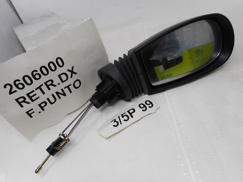 Exterior right mirror - for, fiat