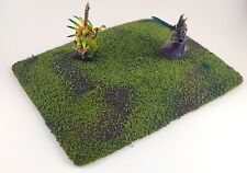 Colline 6"x8": Décor wargame peint & floqué (9ème Age, Warhammer , AOS...