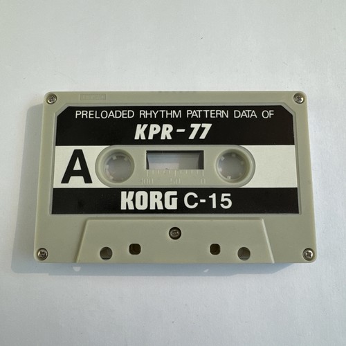 Cassette tape korg kpr - c-15,