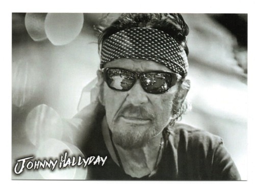 Johnny hallyday carte postale - hallyday,