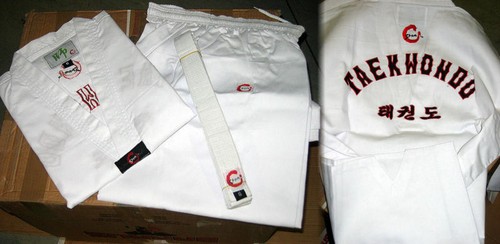 Dobok ribbée 8oz - ribbée,