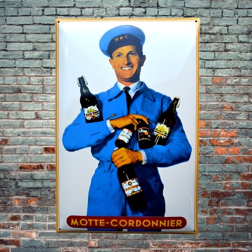Plaque émaillée biere - plaque,