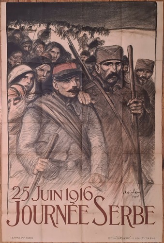 Journée serbe steinlen 1916 - serbe,