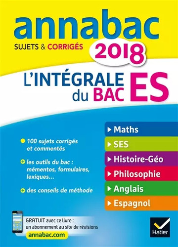 Annales annabac 2018 - annales,