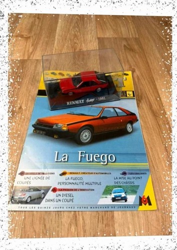 Miniature renault fuego 1981 - miniature,