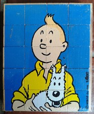 TINTIN Jeu de cubes PORTRAIT