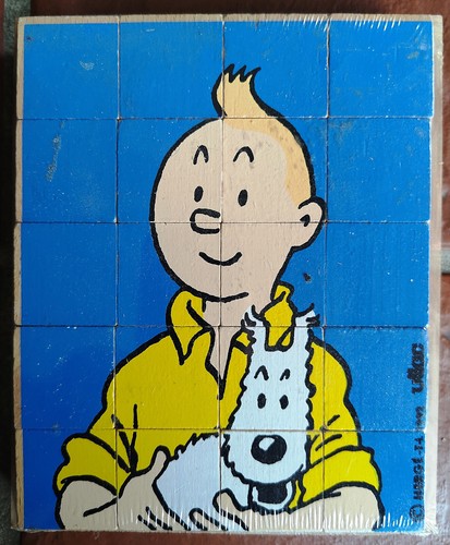 Tintin jeu cubes portrait - jeu,