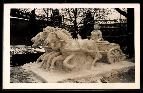 Carte postale plastique - , glacé