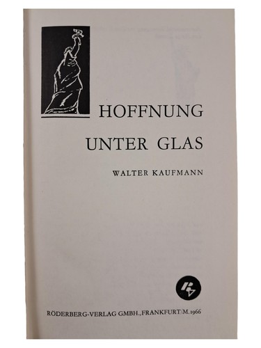 Espoir sous verre walter - espoir,