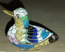 Figurine en laiton et émaux