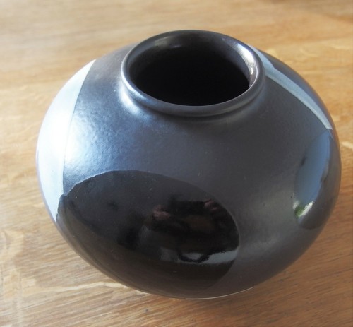 Vase ceramique gris - gris, noir