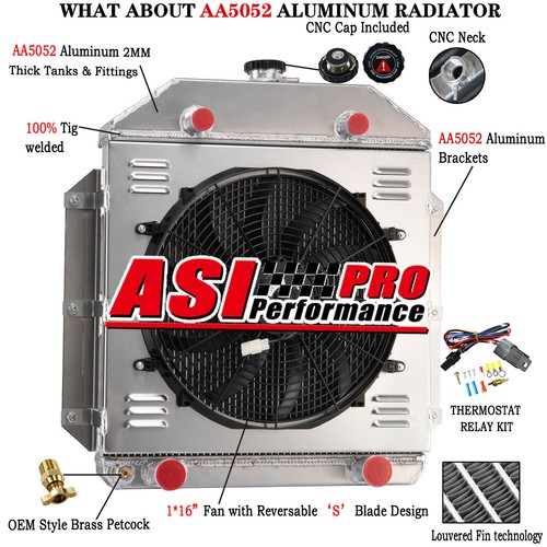 Row radiator shroud fan for - 3~row,