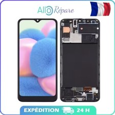 Écran LCD AMOLED + Vitre Tactile + Châssis SAMSUNG Galaxy A30s SM-A307