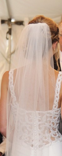 Wedding veil with - veil,