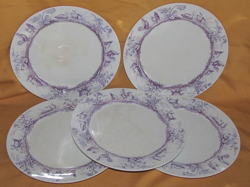 Série assiettes plates - série, 5