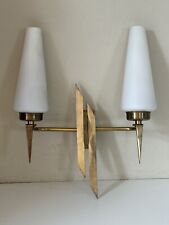 Applique Lampe Laiton Vintage